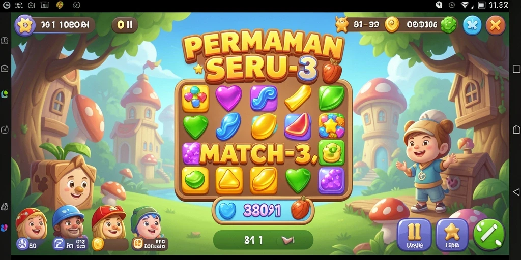 Gameplay seru dengan paduan warna yang memikat di 8II.