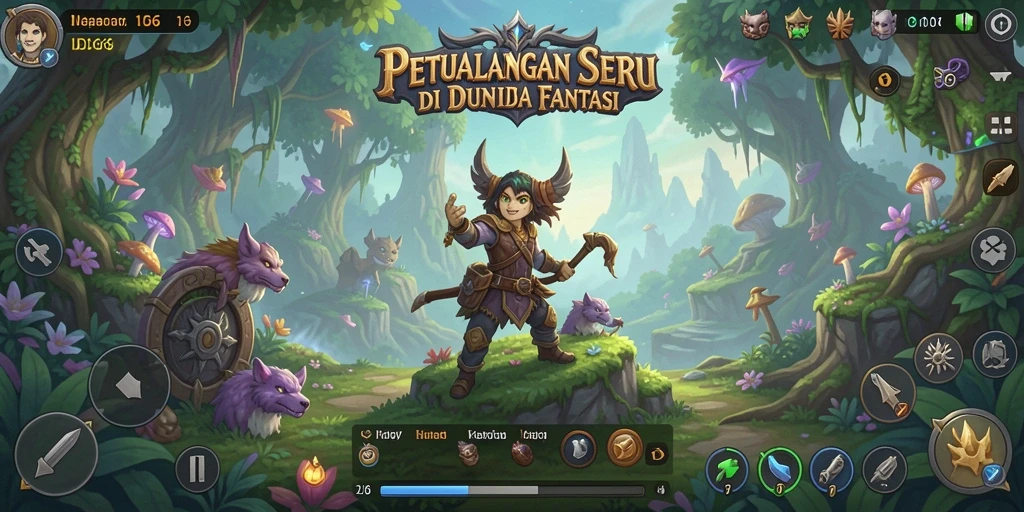 Tampilan gameplay ID66 yang penuh petualangan dan tantangan.