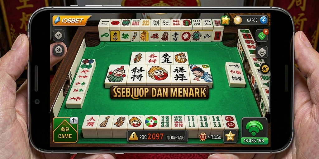 Tampilan gameplay Mahjong yang menawan dan interaktif.