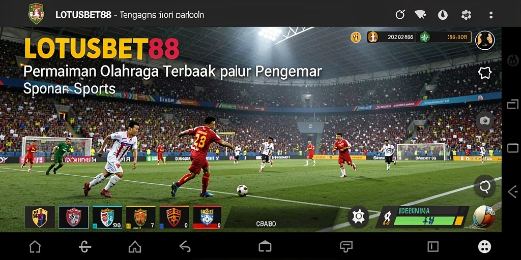 Gameplay LOTUSBET88 yang menarik dengan grafik olahraga yang menawan.