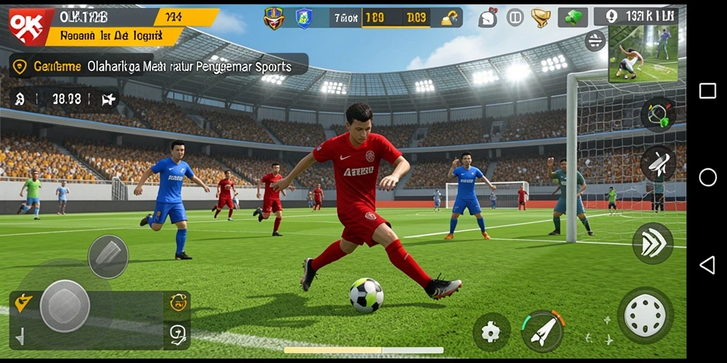 Tampilan gameplay OLX128 yang seru dan menegangkan.