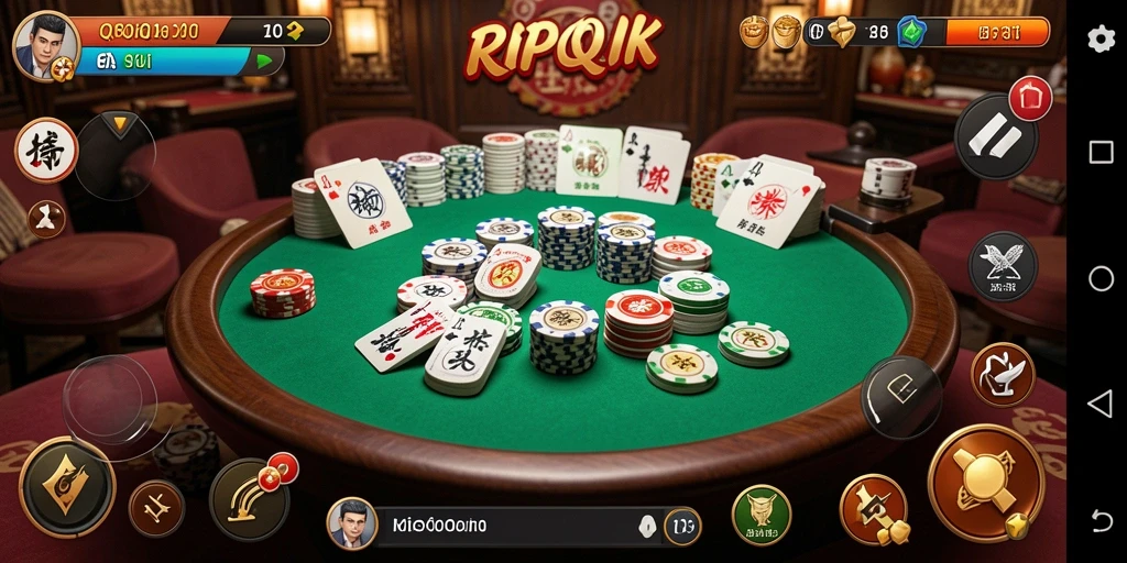 Tampilan gameplay QiuQiu yang seru di RPOK.