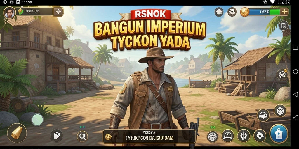 Tampilan gameplay seru RSNOK di dunia Tycoon.