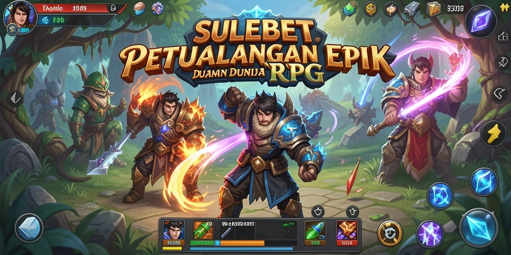 Tampilan gameplay RPG SULEBET yang menegangkan dan penuh aksi.