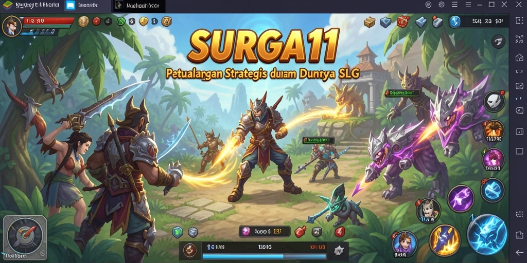 Tampilan menakjubkan dari gameplay SURGA11 yang menarik.