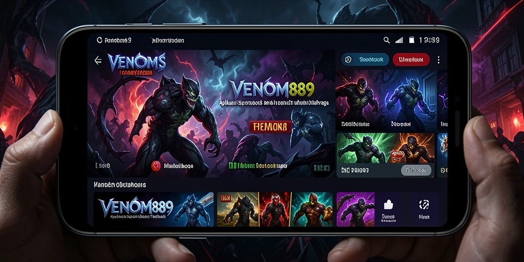 Tangkapan layar utama VENOM889 menampilkan momen taruhan yang mendebarkan.