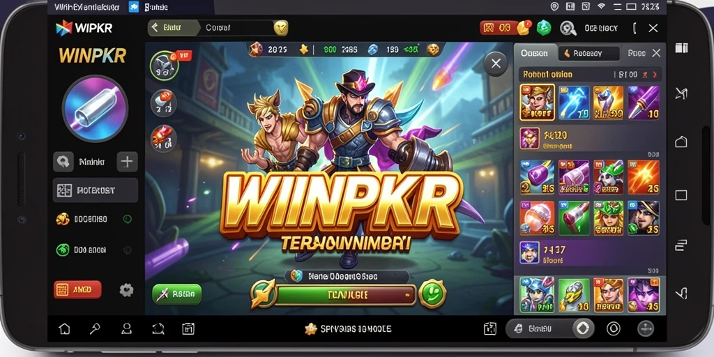 Screenshot utama WINPKR menampilkan antarmuka aplikasi Utility yang intuitif.