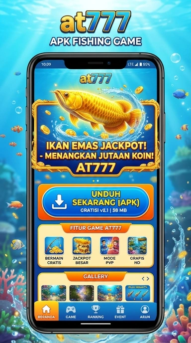 Tampilan antarmuka aplikasi at777 yang menarik dan mudah dinavigasi.